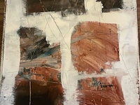 Abstract schilderij arn gyssels - quadrivium