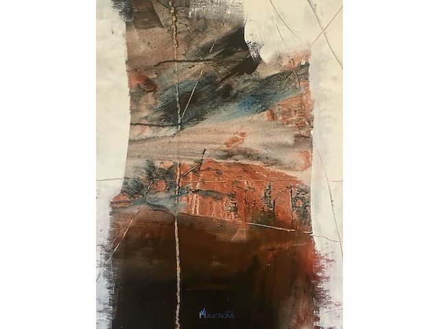 Abstract schilderij arn gyssels - quadrivium - afbeelding 3 van  4