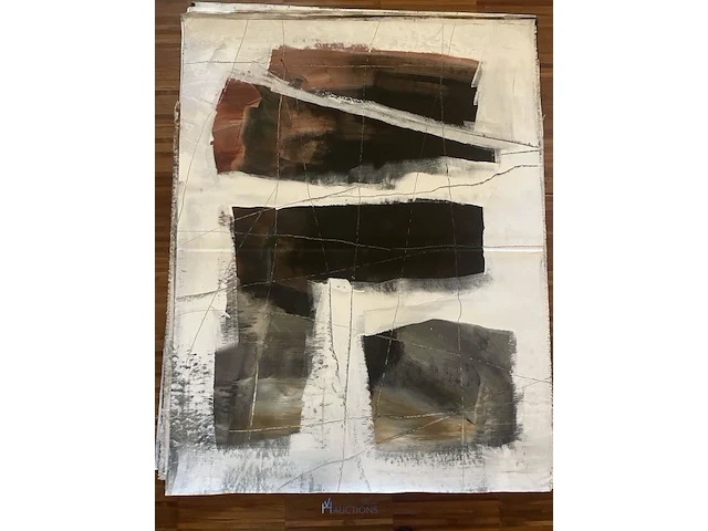 Abstract schilderij arn gyssels - quadrivium - afbeelding 1 van  4