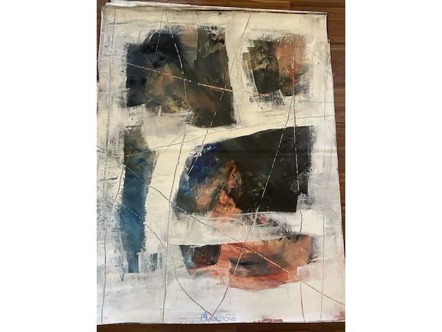 Abstract schilderij arn gyssels - quadrivium - afbeelding 1 van  4