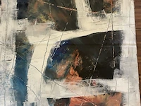 Abstract schilderij arn gyssels - quadrivium