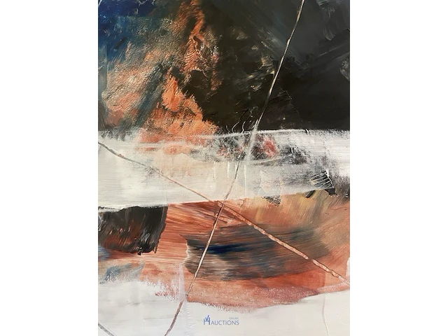 Abstract schilderij arn gyssels - quadrivium - afbeelding 2 van  4