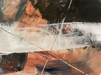 Abstract schilderij arn gyssels - quadrivium - afbeelding 2 van  4