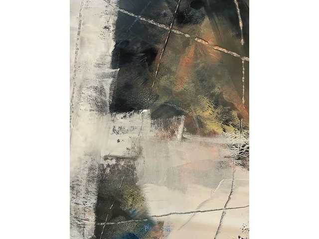 Abstract schilderij arn gyssels - quadrivium - afbeelding 3 van  4