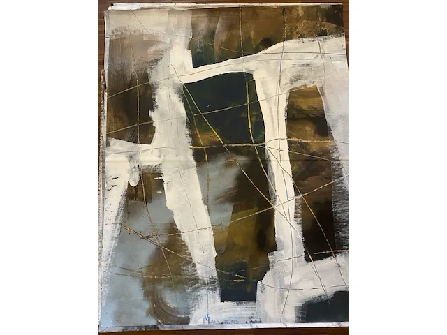 Abstract schilderij arn gyssels - quadrivium - afbeelding 1 van  4