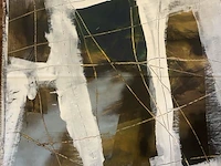 Abstract schilderij arn gyssels - quadrivium