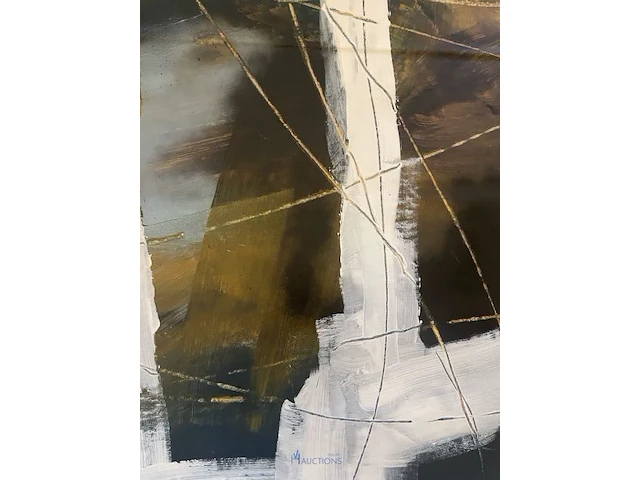 Abstract schilderij arn gyssels - quadrivium - afbeelding 2 van  4