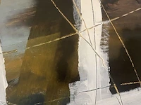 Abstract schilderij arn gyssels - quadrivium - afbeelding 2 van  4