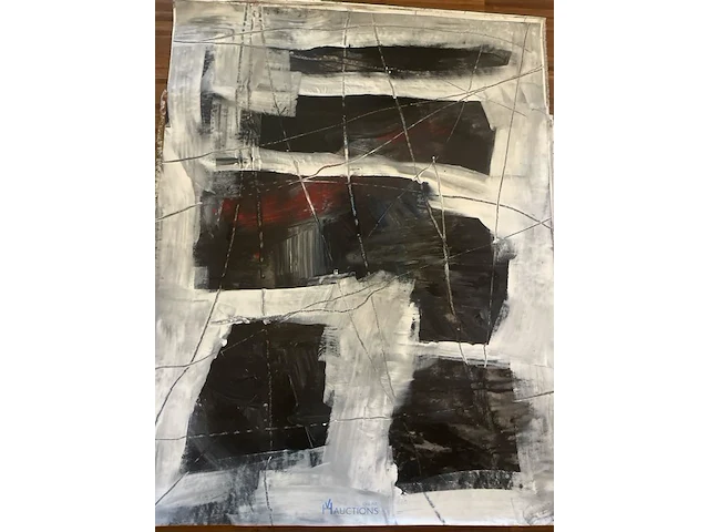 Abstract schilderij arn gyssels - quadrivium - afbeelding 1 van  4