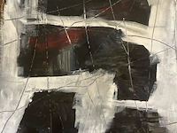 Abstract schilderij arn gyssels - quadrivium