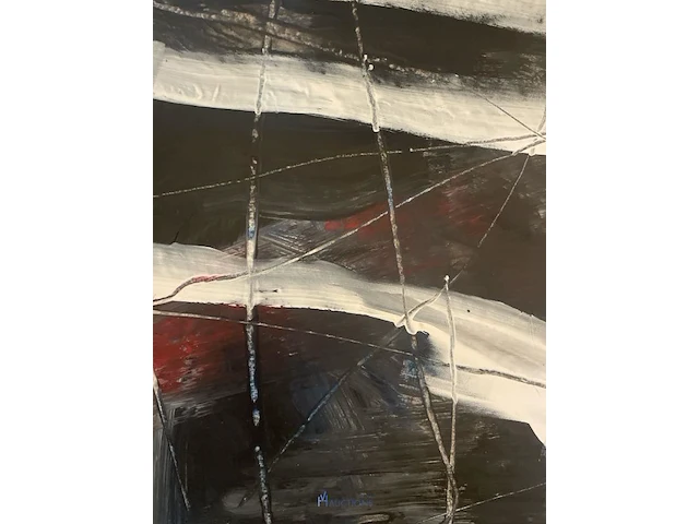 Abstract schilderij arn gyssels - quadrivium - afbeelding 3 van  4