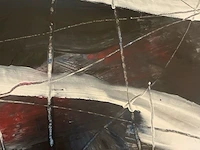 Abstract schilderij arn gyssels - quadrivium - afbeelding 3 van  4