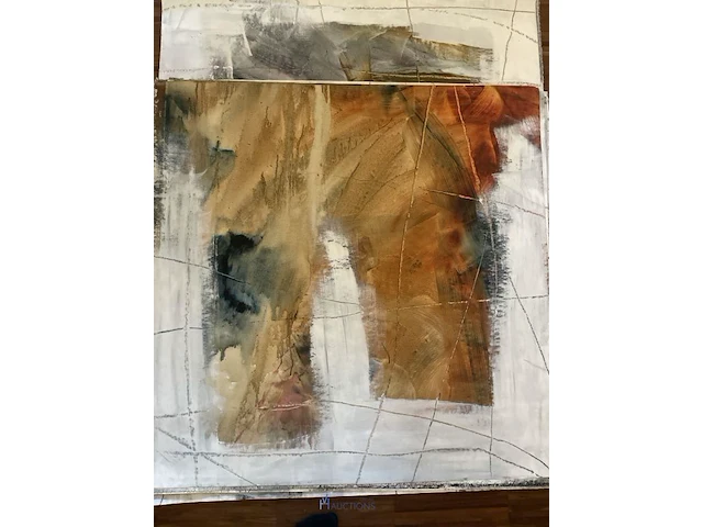 Abstract schilderij arn gyssels - quadrivium - afbeelding 1 van  4
