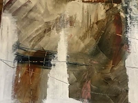 Abstract schilderij arn gyssels - quadrivium