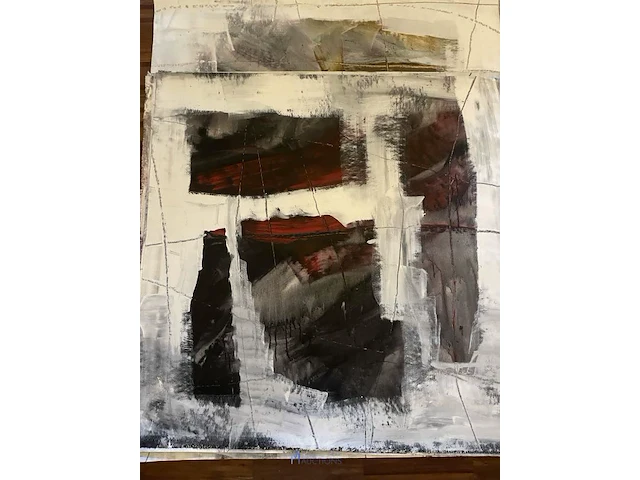 Abstract schilderij arn gyssels - quadrivium - afbeelding 1 van  4