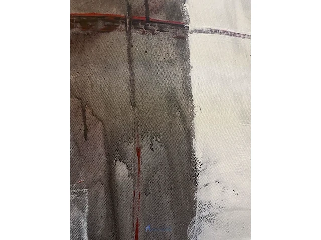 Abstract schilderij arn gyssels - quadrivium - afbeelding 2 van  4