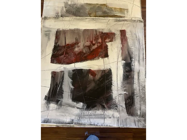 Abstract schilderij arn gyssels - quadrivium - afbeelding 1 van  4