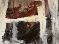 Abstract schilderij arn gyssels - quadrivium