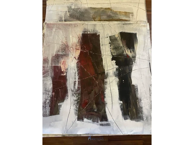 Abstract schilderij arn gyssels - quadrivium - afbeelding 1 van  4
