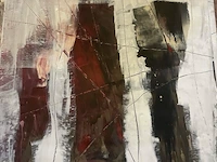 Abstract schilderij arn gyssels - quadrivium