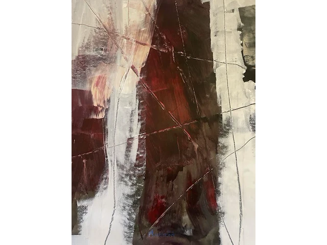 Abstract schilderij arn gyssels - quadrivium - afbeelding 2 van  4