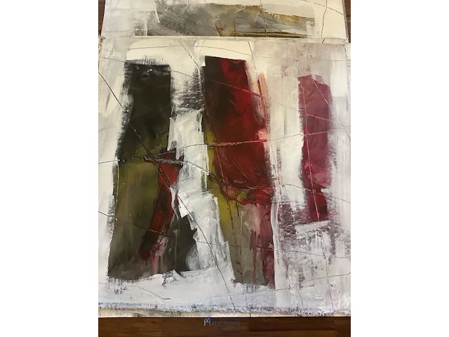 Abstract schilderij arn gyssels - quadrivium - afbeelding 1 van  4