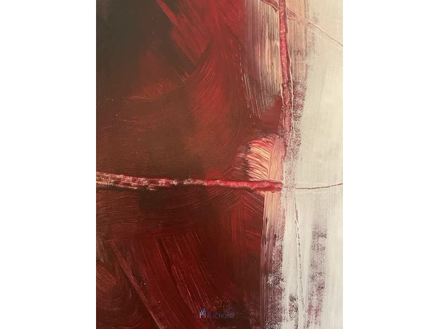 Abstract schilderij arn gyssels - quadrivium - afbeelding 2 van  4