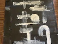 Abstract schilderij arn gyssels - zoku