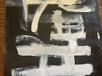 Abstract schilderij arn gyssels - zoku