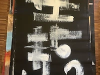 Abstract schilderij arn gyssels - zoku