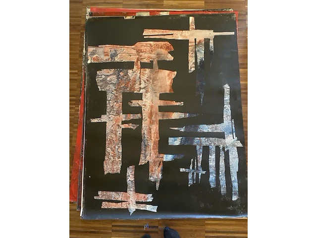 Abstract schilderij arn gyssels - zoku - afbeelding 1 van  4