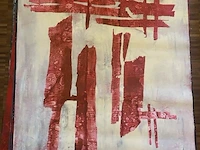 Abstract schilderij arn gyssels - zoku