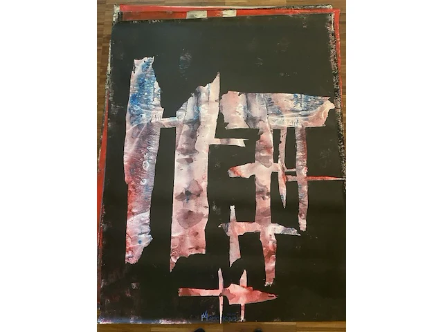 Abstract schilderij arn gyssels - zoku - afbeelding 1 van  4