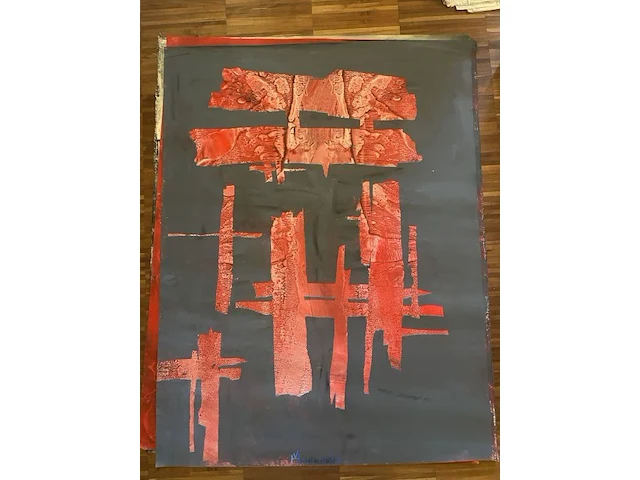 Abstract schilderij arn gyssels - zoku - afbeelding 1 van  4