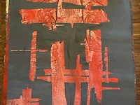 Abstract schilderij arn gyssels - zoku