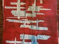 Abstract schilderij arn gyssels - zoku