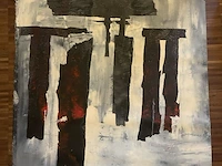 Abstract schilderij arn gyssels - zoku