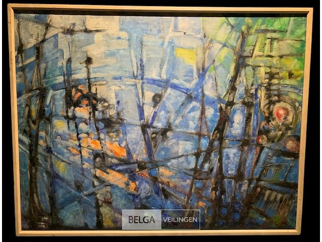 Abstract schilderij - afbeelding 1 van  4