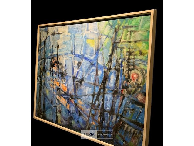 Abstract schilderij - afbeelding 2 van  4