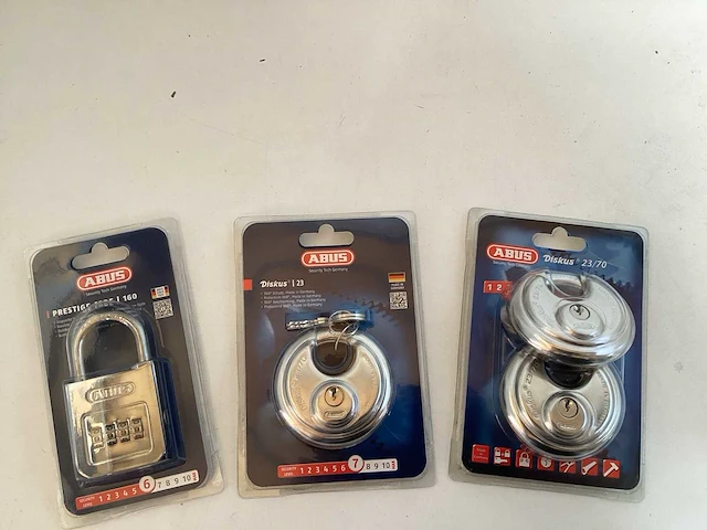 Abus diverse hangsloten (3x) - afbeelding 1 van  4