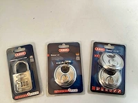 Abus diverse hangsloten (3x)