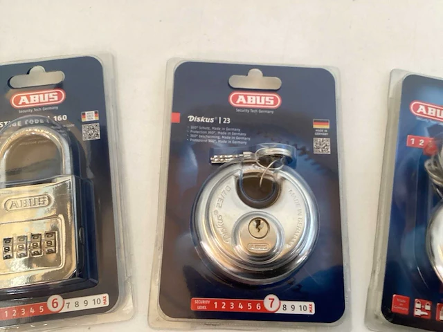 Abus diverse hangsloten (3x) - afbeelding 3 van  4