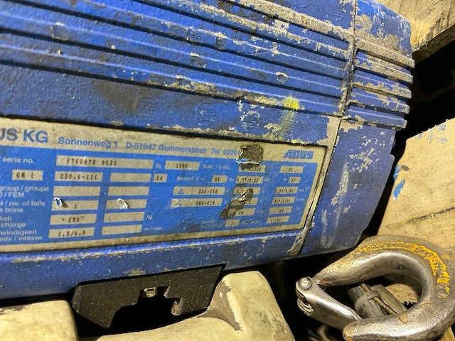 Abus elektrische kettingtakel - afbeelding 3 van  4