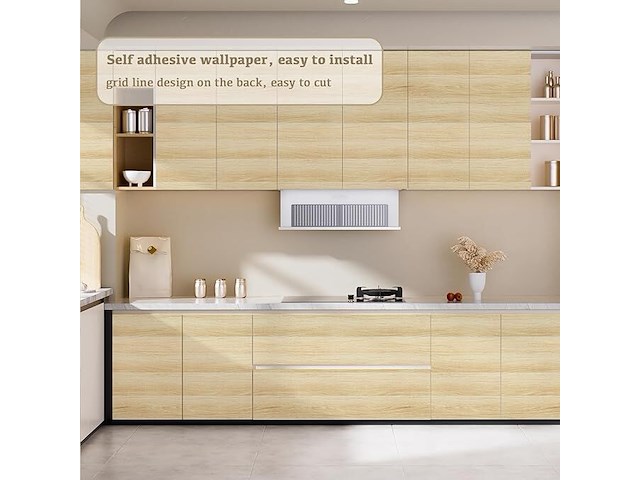 Abyssaly zelfklevend behang, light brown, 3 stuks - afbeelding 2 van  4