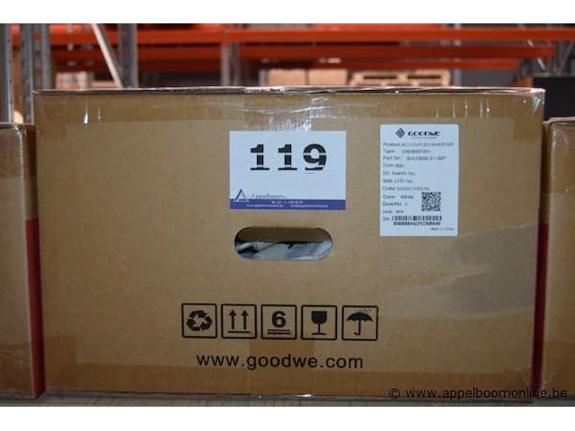 Ac-coupled omvormer, goodwe, gw3600-bh, werking niet gekend - afbeelding 1 van  2