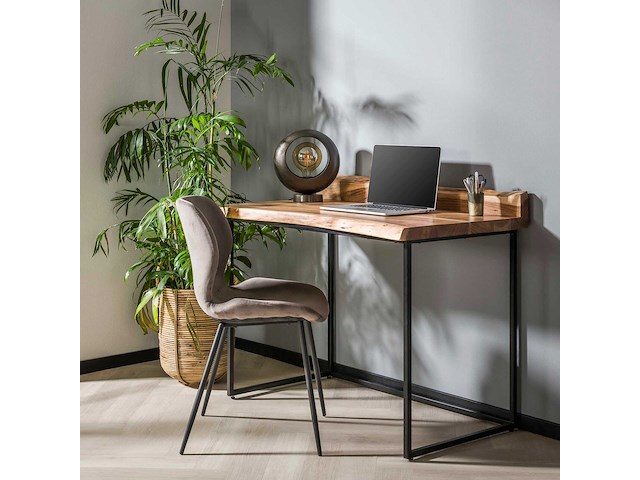 Acacia bureau met levende rand - natuurlijk en robuust ontwerp - afbeelding 1 van  4
