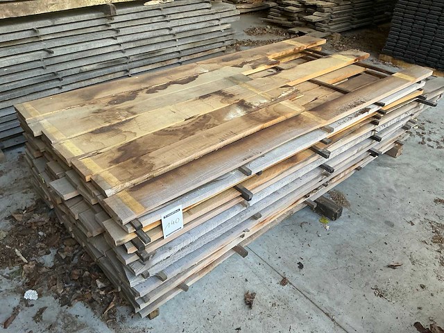 Acacia planken 28 mm 0,535 m3 - afbeelding 2 van  6