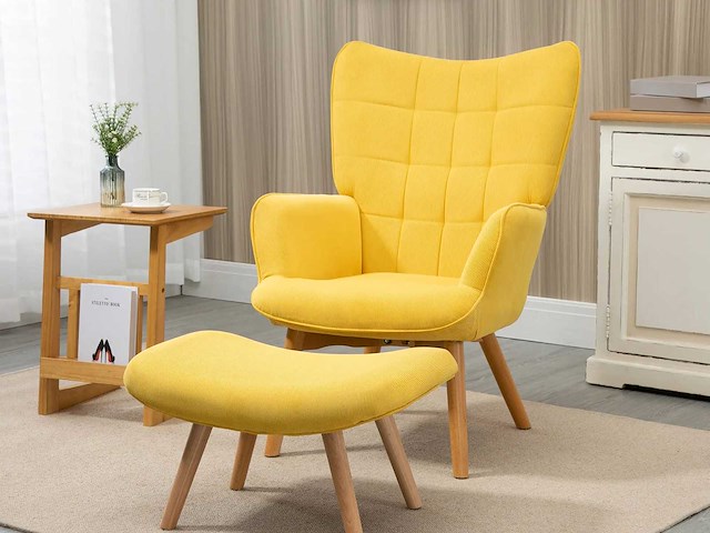 Accentstoel met voetsteun - afbeelding 1 van  8