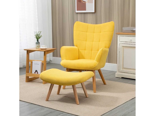 Accentstoel met voetsteun - afbeelding 2 van  8