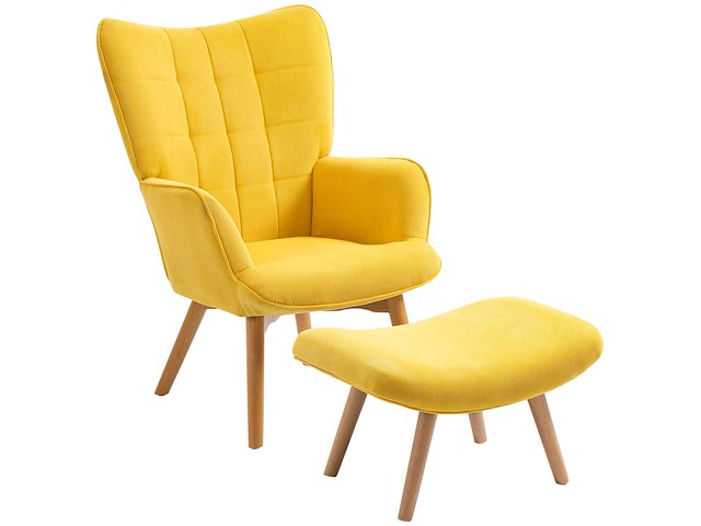 Accentstoel met voetsteun - afbeelding 3 van  8